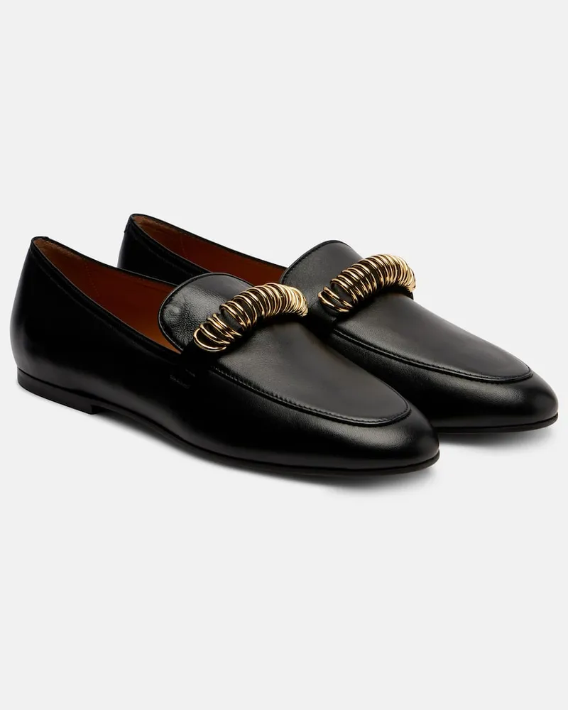 TOD'S Loafers aus Leder Schwarz