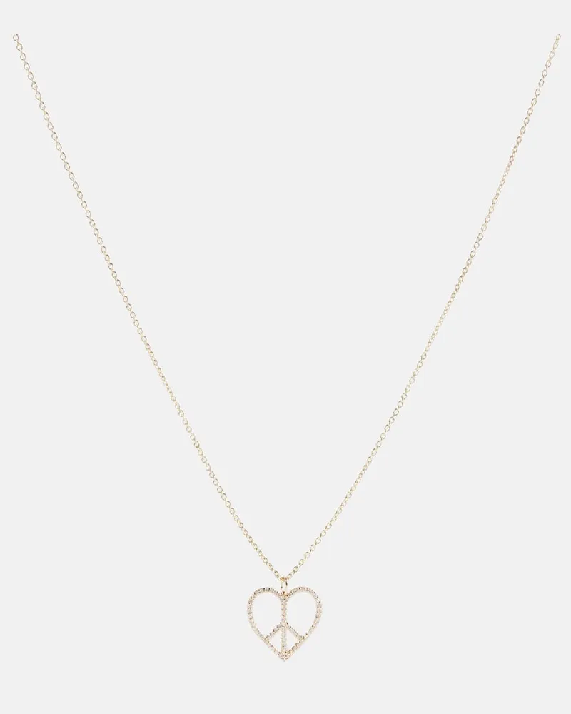 Sydney Evan Halskette aus 14kt Gelbgold mit Diamanten Gold