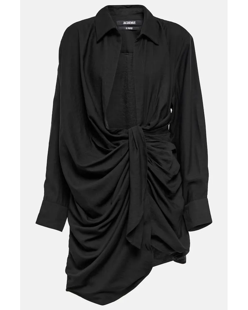 Jacquemus Minikleid La Robe Bahia Schwarz