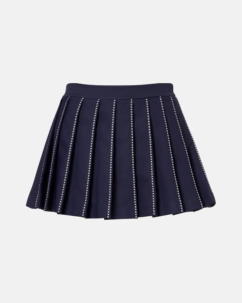 Tory Burch Tennis Minirock Blau