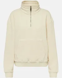 Loro Piana Sweatshirt aus Kaschmir und Baumwolle Weiss