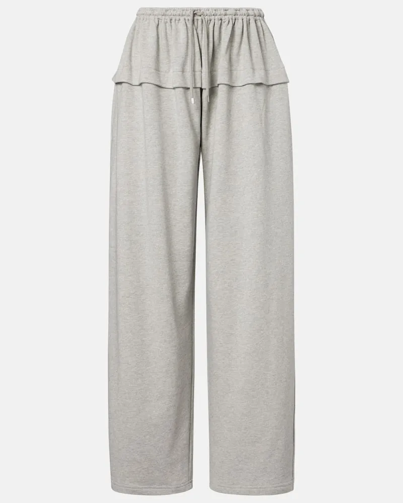 Alaïa Alaïa Jogginghose aus einem Baumwollgemisch Grau