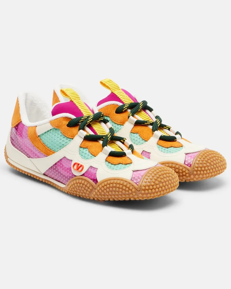 Valentino Garavani Sneakers Amphibia mit Leder Multicolor