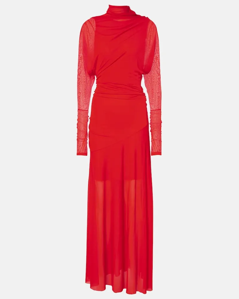 Proenza Schouler Robe Paula aus Jersey Rot