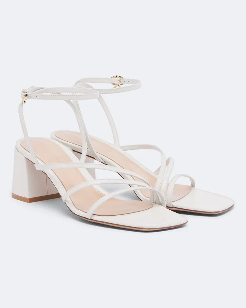 Gianvito Rossi Sandalen aus Leder Weiß