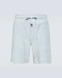 Frescobol Carioca Shorts Augusto aus Frottee Blau