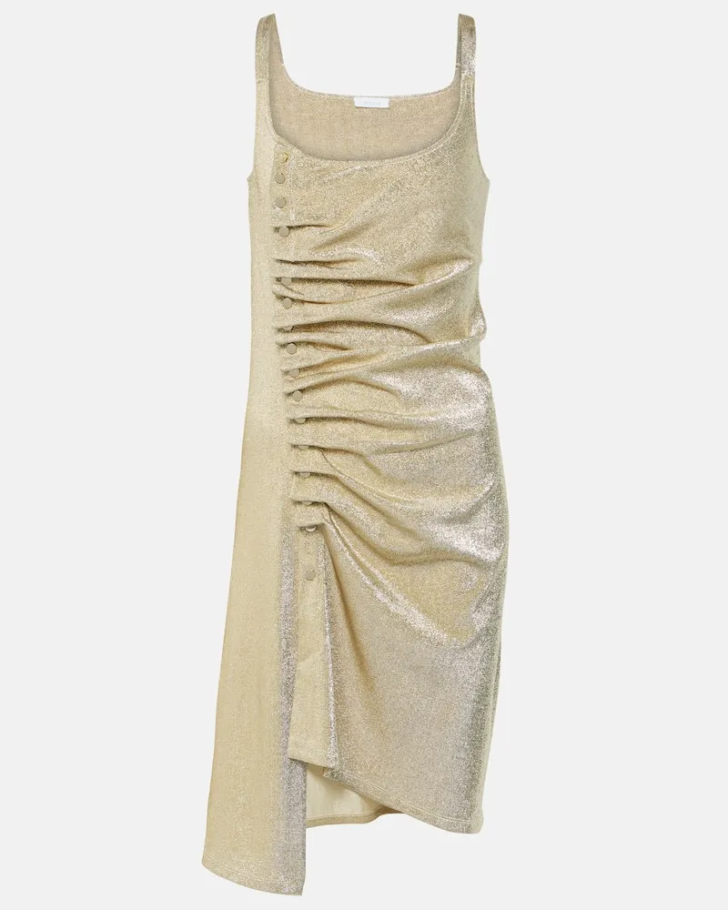 Paco Rabanne Minikleid aus Lurex Metallic