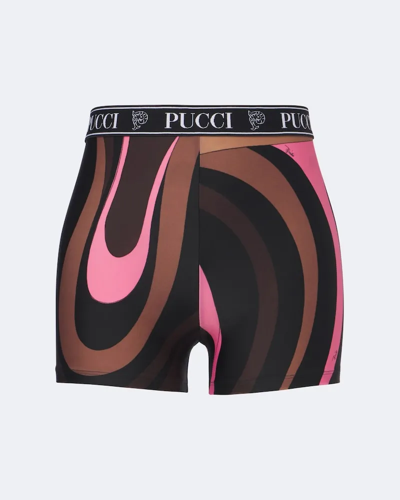 Emilio Pucci Shorts Marmo aus Jersey Multicolor