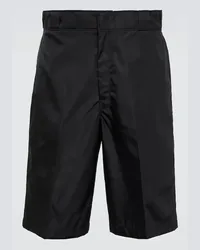 Prada Bermuda-Shorts aus Re-Nylon Schwarz