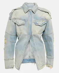 ATTICO Jeansjacke Blau