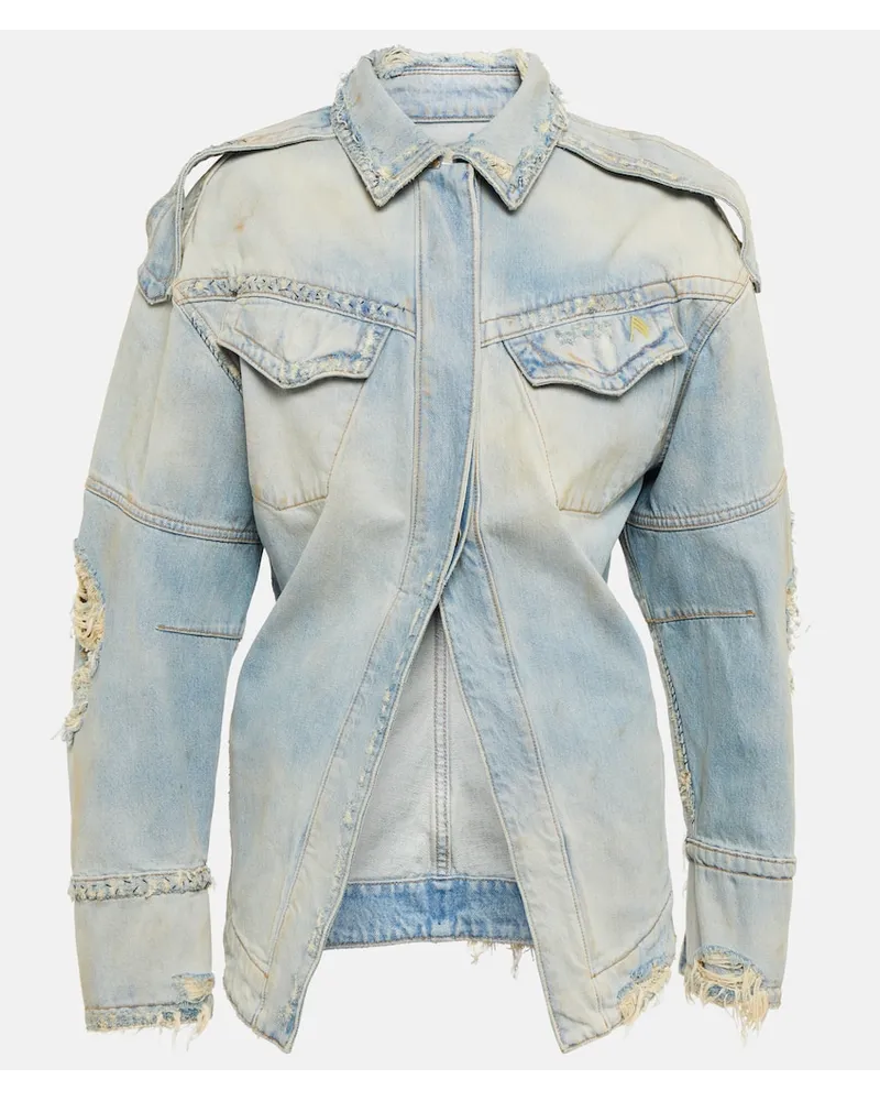 ATTICO Jeansjacke Blau