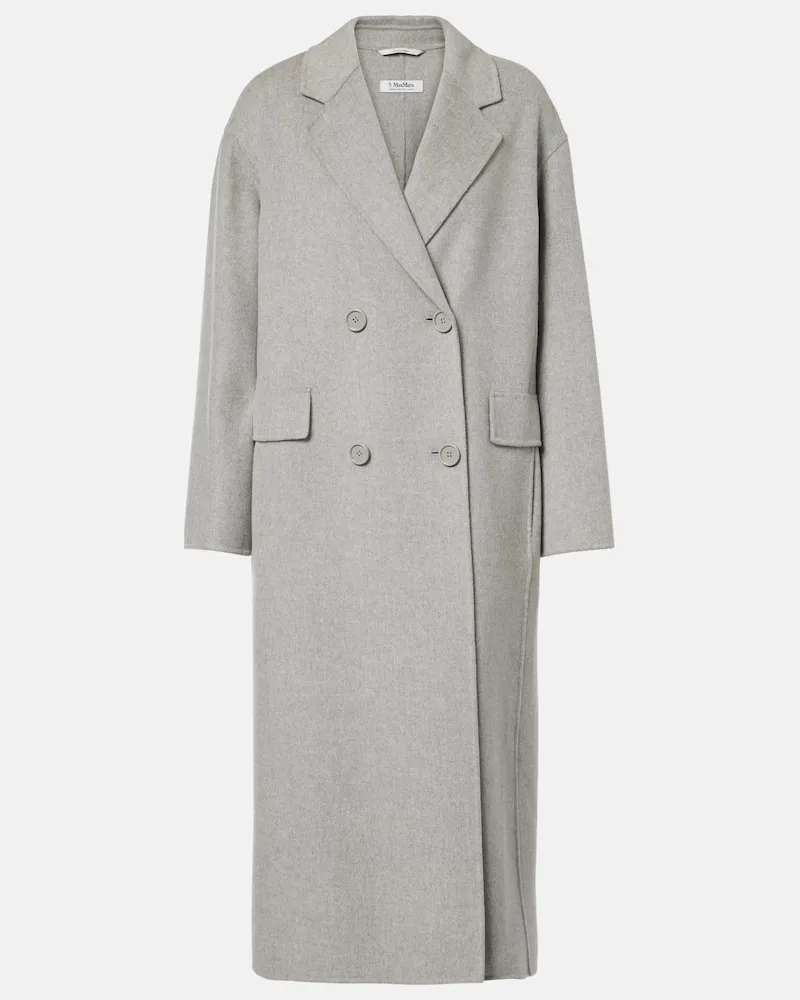 Max Mara Mantel aus Wolle Grau