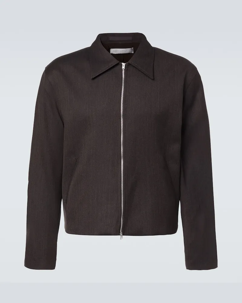 Our Legacy Jacke Mini aus Schurwolle Braun