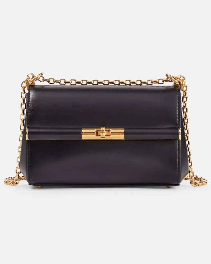 Dolce & Gabbana Schultertasche Marlene Mini aus Leder Schwarz