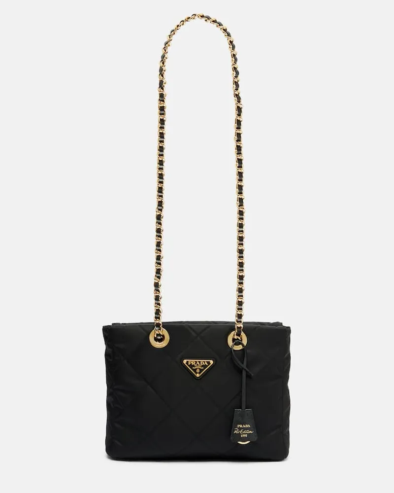 Prada Schultertasche Prada Re-Edition 1995 Chaîne Small Schwarz
