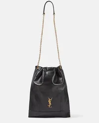 Saint Laurent Bucket-Bag Jamie 4.3 aus Leder Schwarz