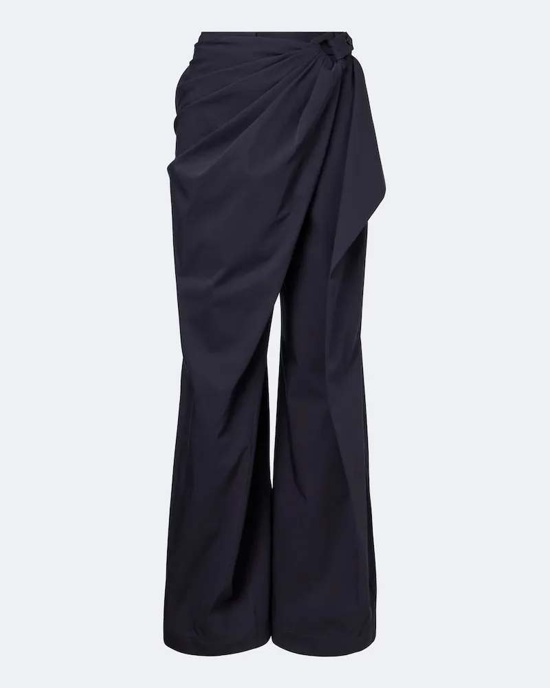 J.W.Anderson Weite Hose Twist aus Baumwolle Blau