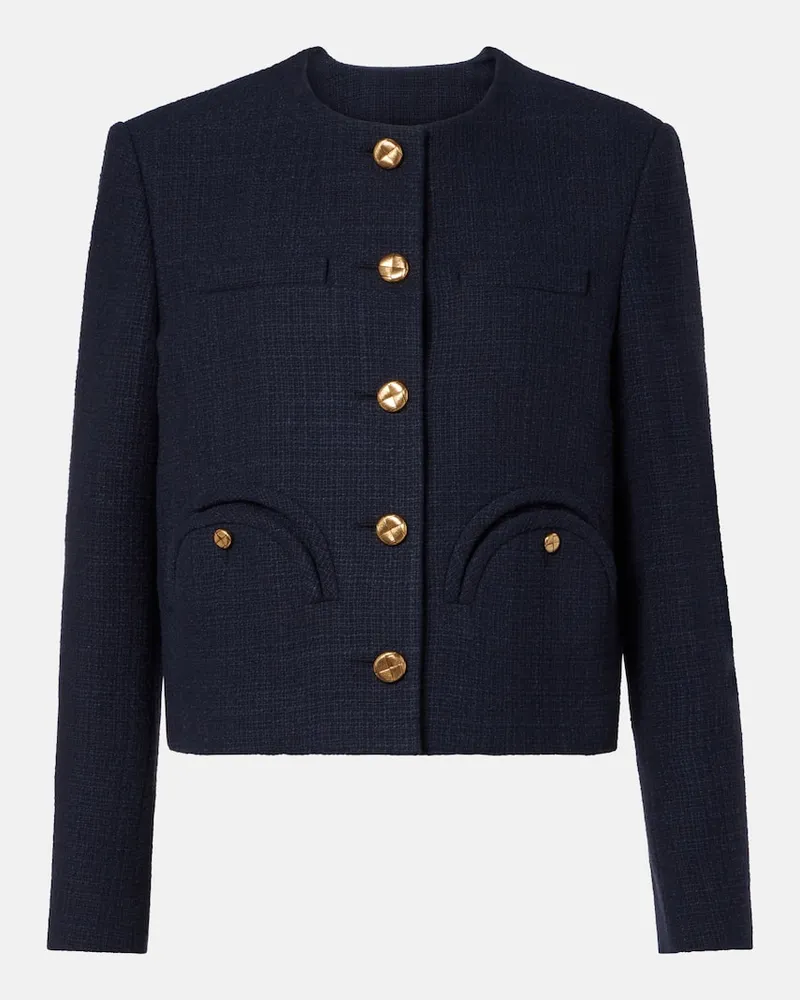 Blazé Milano Blazé Milano Jacke Shamo aus Tweed Blau