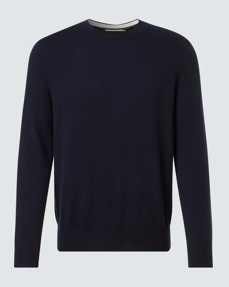 arch4 Pullover Mr Carlos Place aus Kaschmir Blau