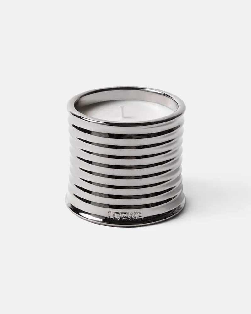 Loewe Home Scents Duftkerze Black Sesame Medium Silber