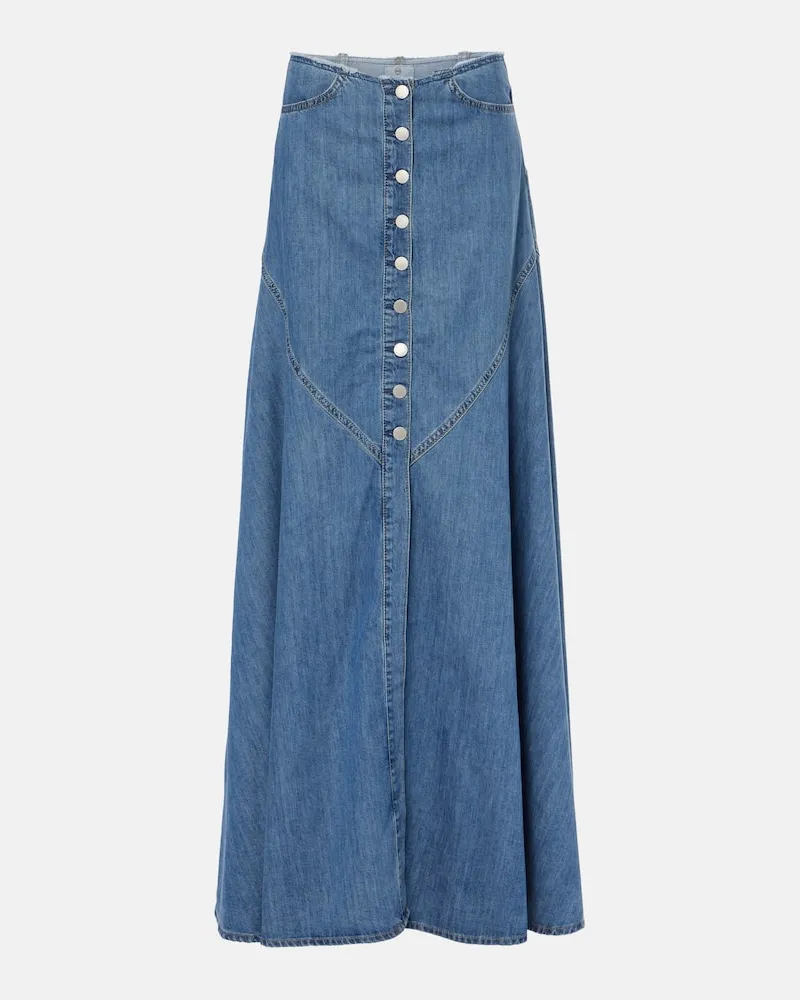 Adriano Goldschmied Jeansrock Malaga Blau