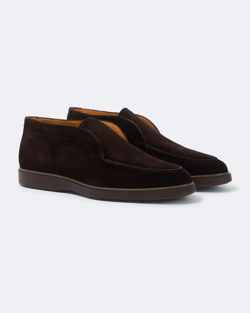 Magnanni Slip-Ons Loda aus Veloursleder Braun