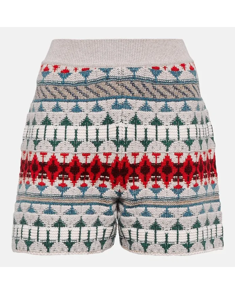 Loro Piana Shorts aus Kaschmir Multicolor