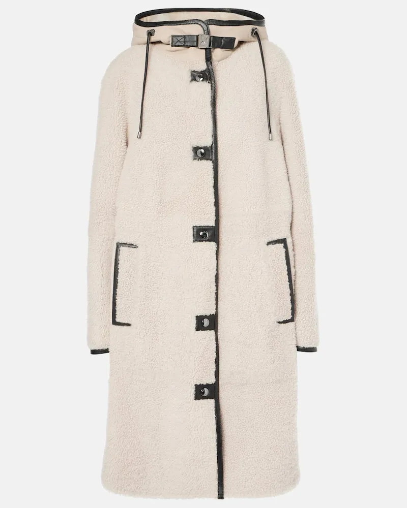 Bogner Mantel Polina aus Shearling Schwarz