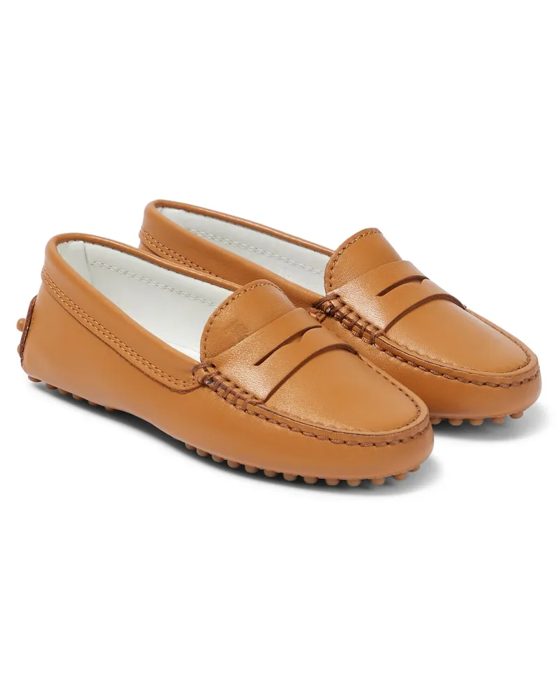 TOD'S Mokassins Gommino aus Leder Beige