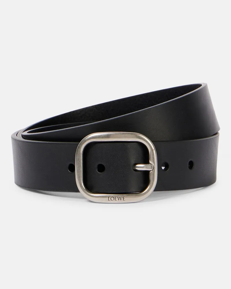 Loewe Gürtel aus Leder Schwarz