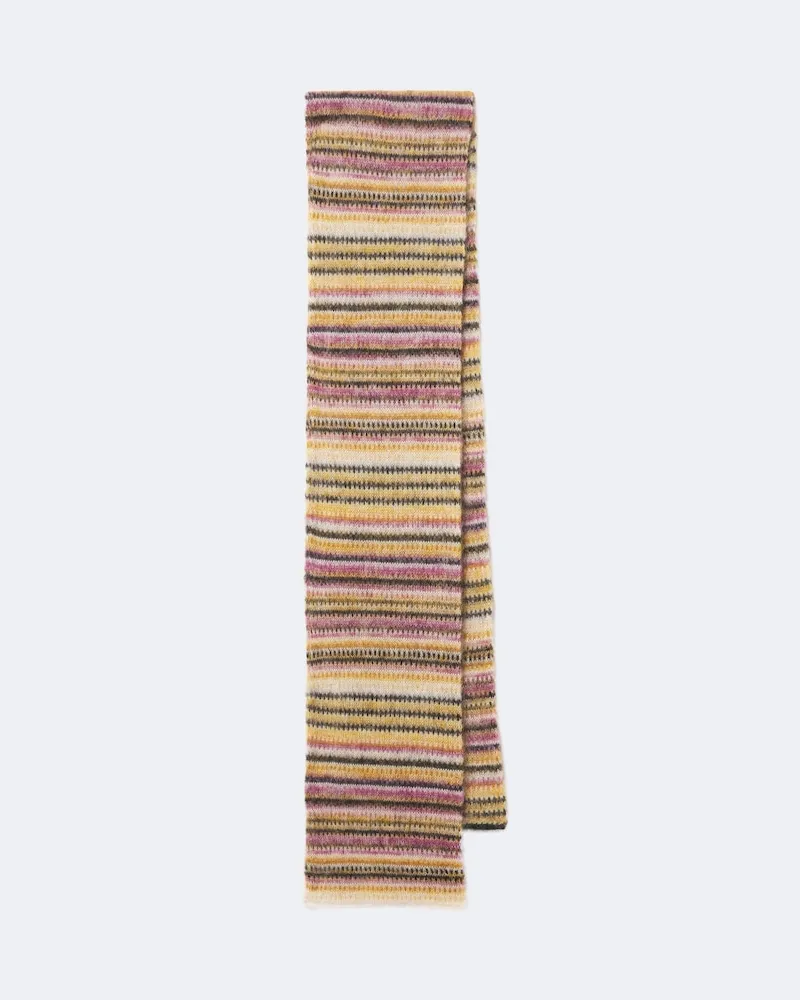 Isabel Marant Schal Mouna aus einem Mohair- und Wollgemisch Multicolor