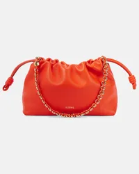 Loewe Clutch Flamenco Medium aus Leder Orange