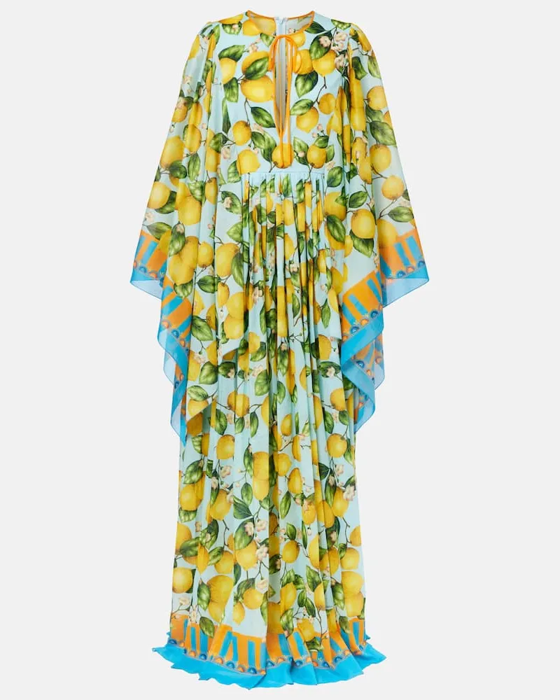 Dolce & Gabbana Kaftan Taormina aus Baumwolle Multicolor