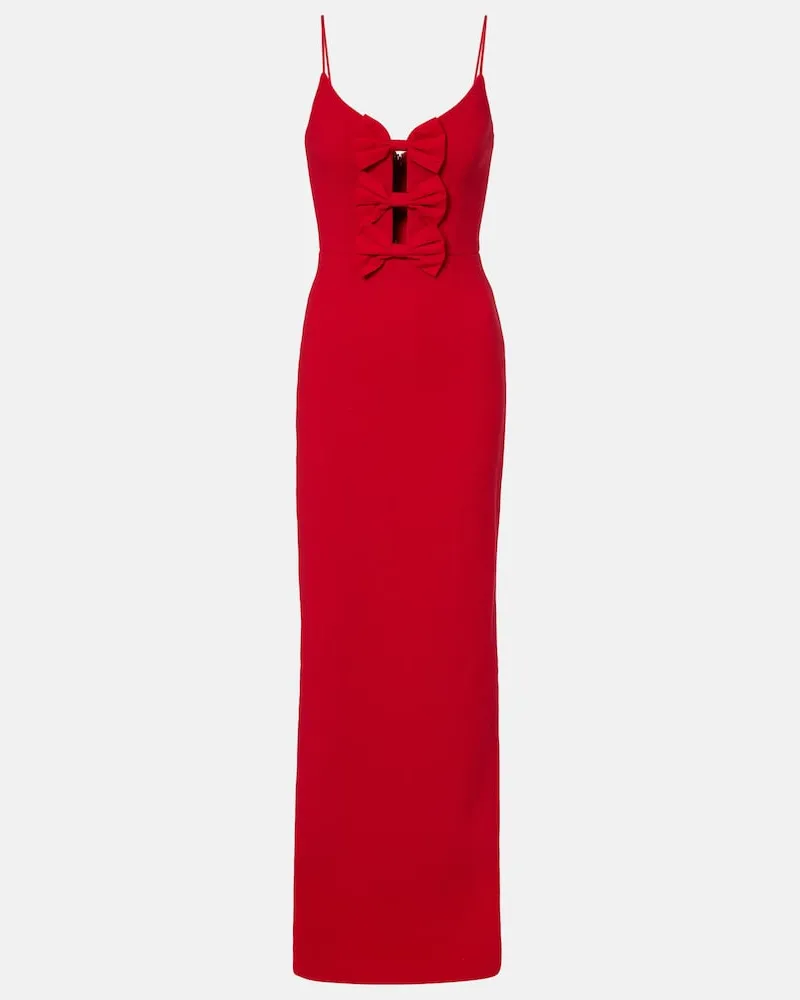 Rebecca Vallance Bustier-Robe elegante mit Cut-outs Rot