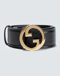 Gucci Guertel  Blondie aus Leder Schwarz