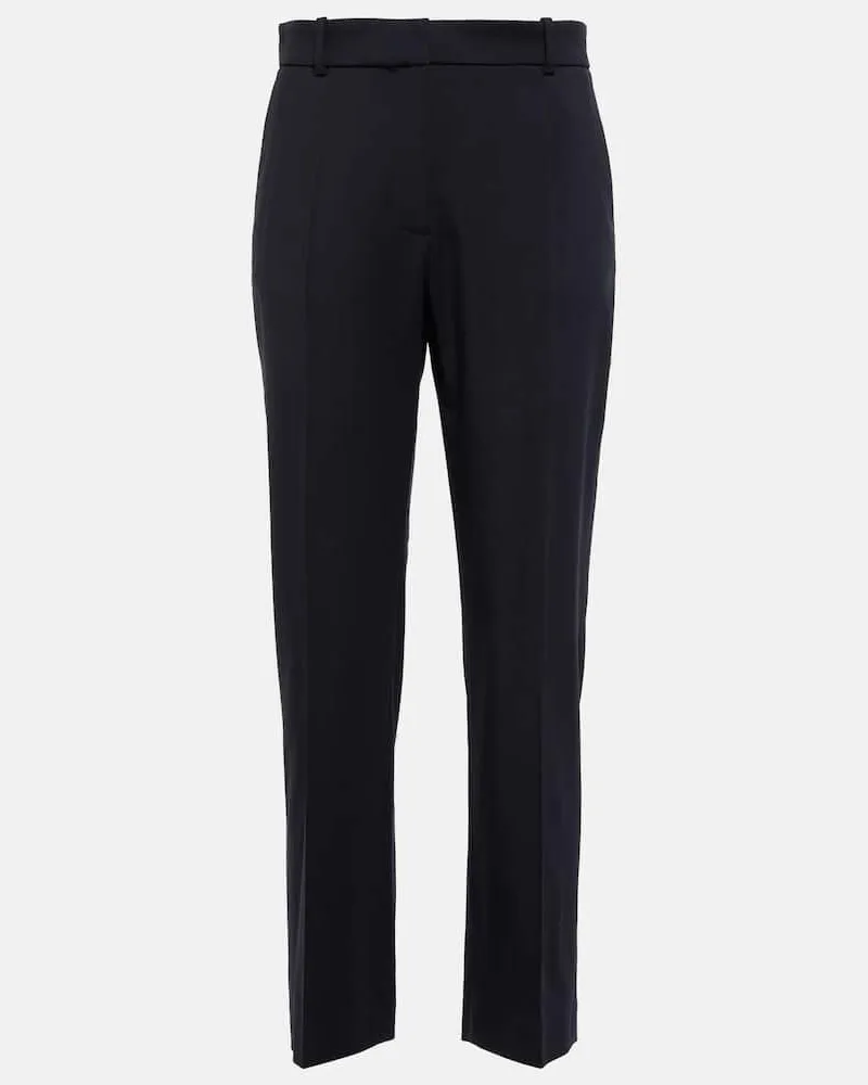 Joseph High-Rise-Hose Coleman aus Wolle Blau