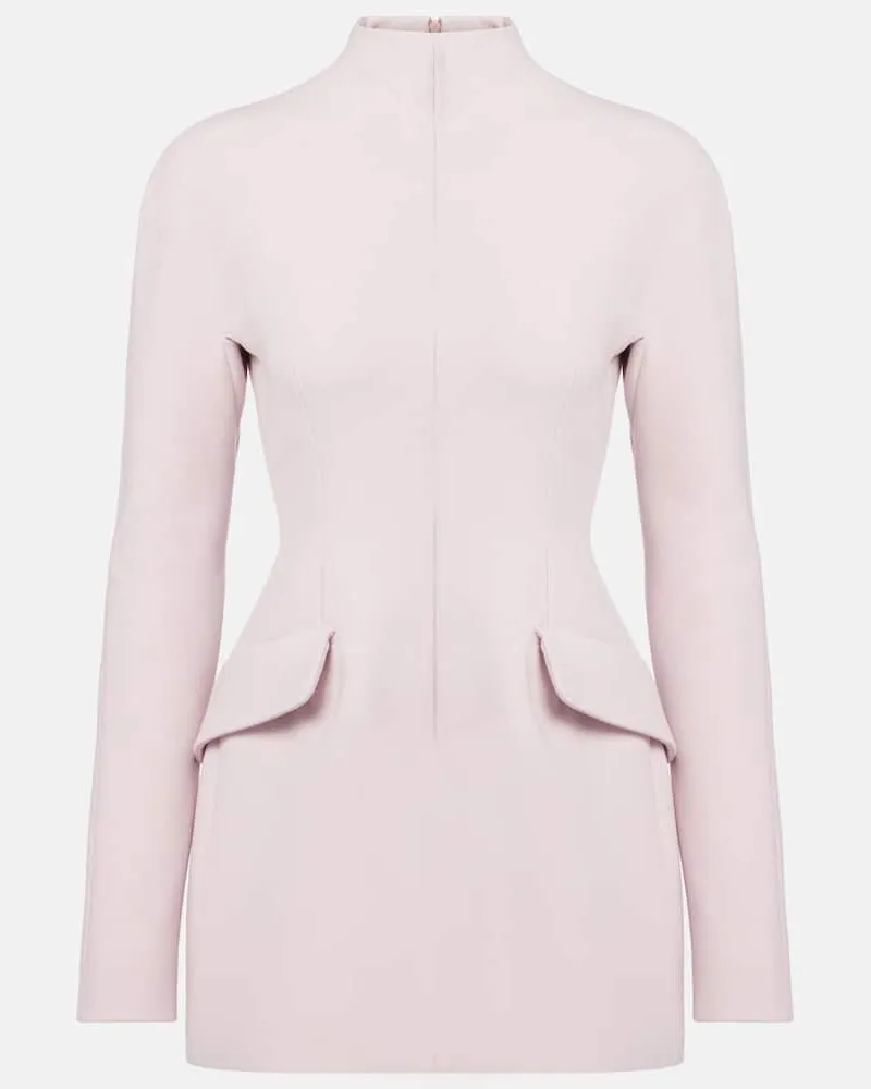 SPORTMAX Minikleid Tefrite aus Crêpe Pink