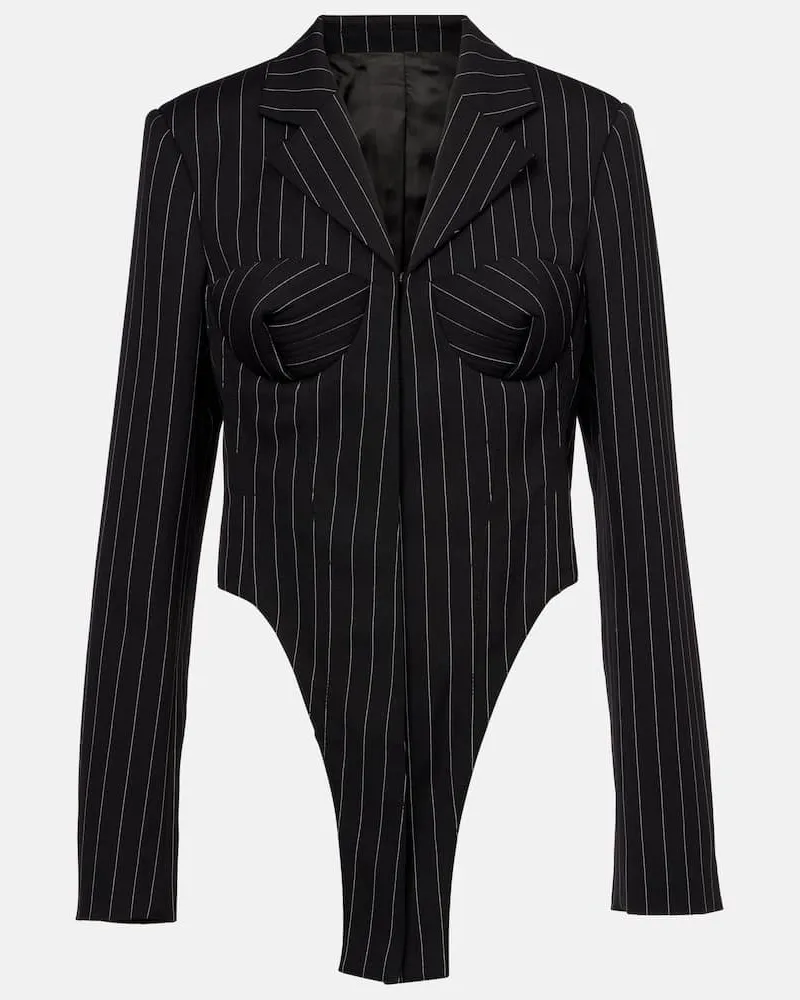 Jean Paul Gaultier Blazer aus Schurwolle Schwarz