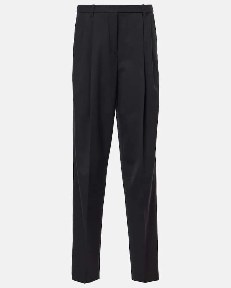Dorothee Schumacher Gerade Hose aus einem Wollgemisch Schwarz