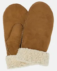 Isabel Marant Faeustlinge Mulfi mit Shearling Braun