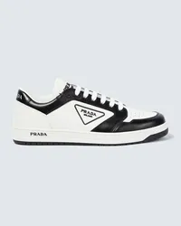 Prada Sneakers District aus Leder Weiss