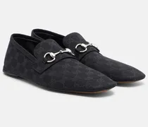 Loafers Horsebit GG aus Canvas