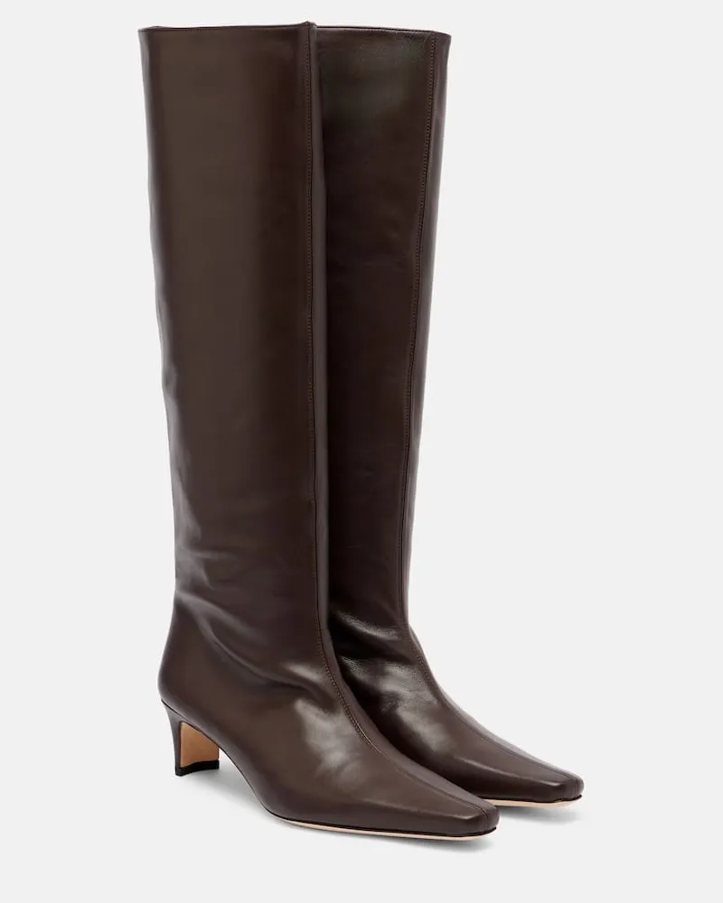 STAUD Stiefel Wally 55 aus Leder Braun