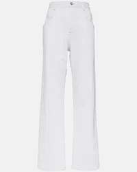 Isabel Marant High-Rise Boyfriend Jeans Nadege Weiss