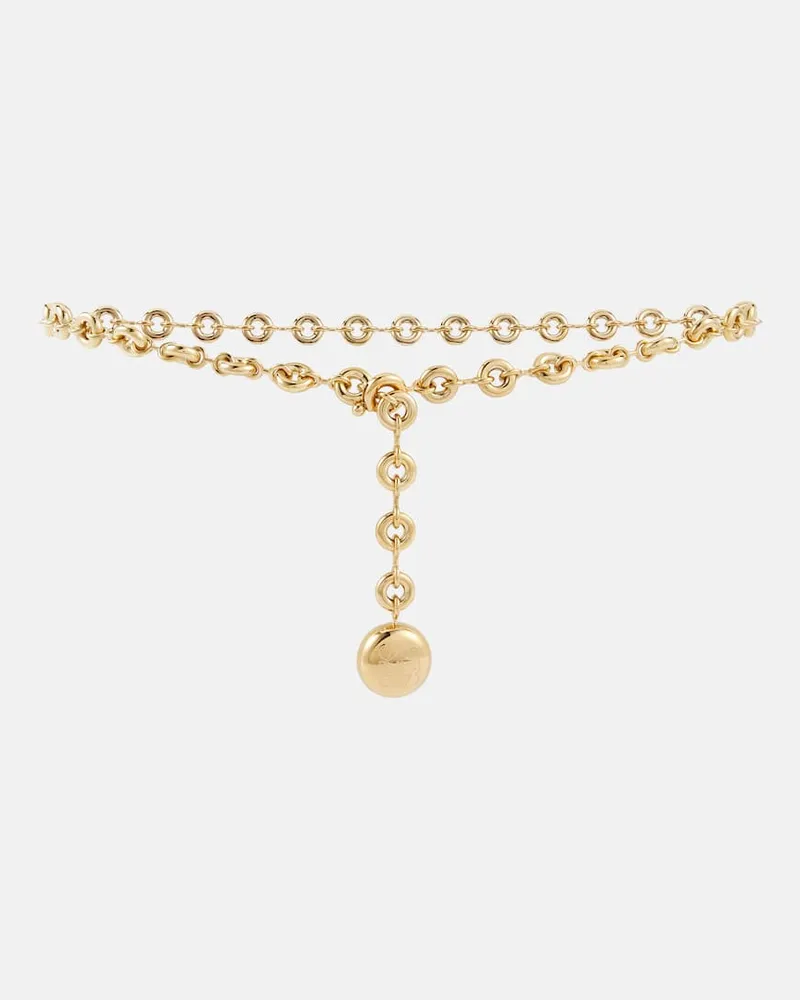 Loewe Kettengürtel Donut Pebble Gold