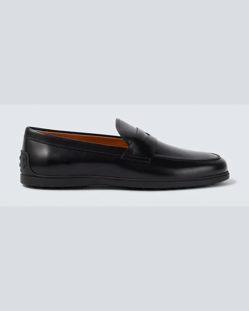 TOD'S Loafers aus Leder Schwarz