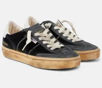Sneakers Soul Star aus Samt mit Veloursleder
