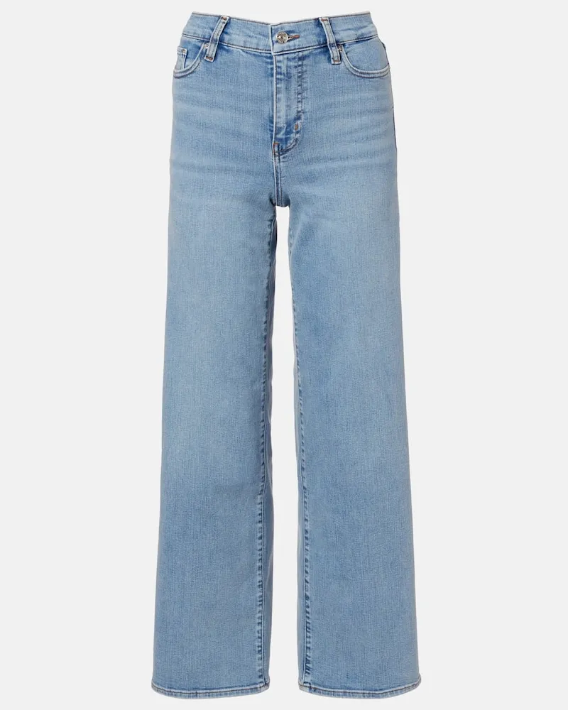 Frame Denim Wide-Leg Jeans Le Slim Palazzo Blau