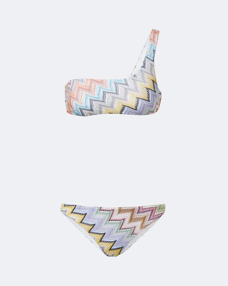 Missoni Bikini Zigzag aus Lamé Multicolor