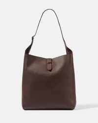 The Row Schultertasche Blake aus Leder Braun